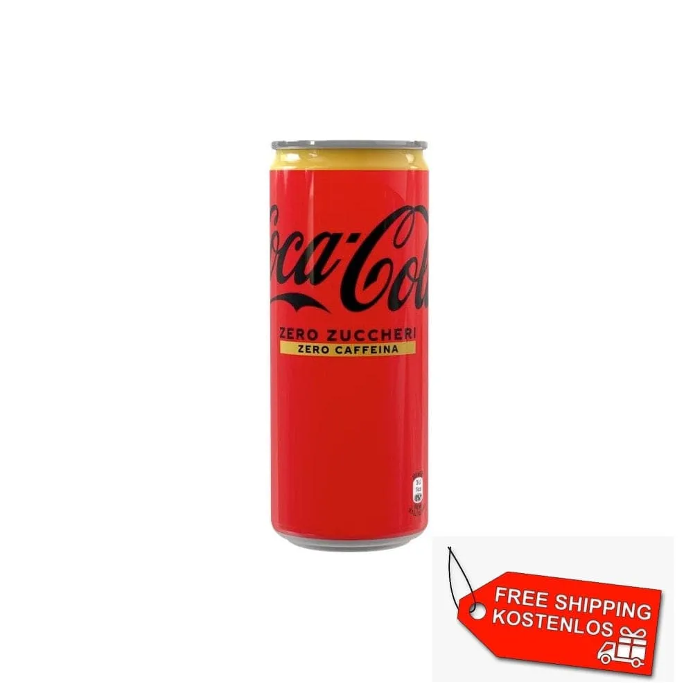72 x COCA-COLA Zero Zuccheri Zero Caffeina Einwegdose 330ml