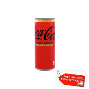 72 x COCA-COLA Zero Zuccheri Zero Caffeina Einwegdose 330ml