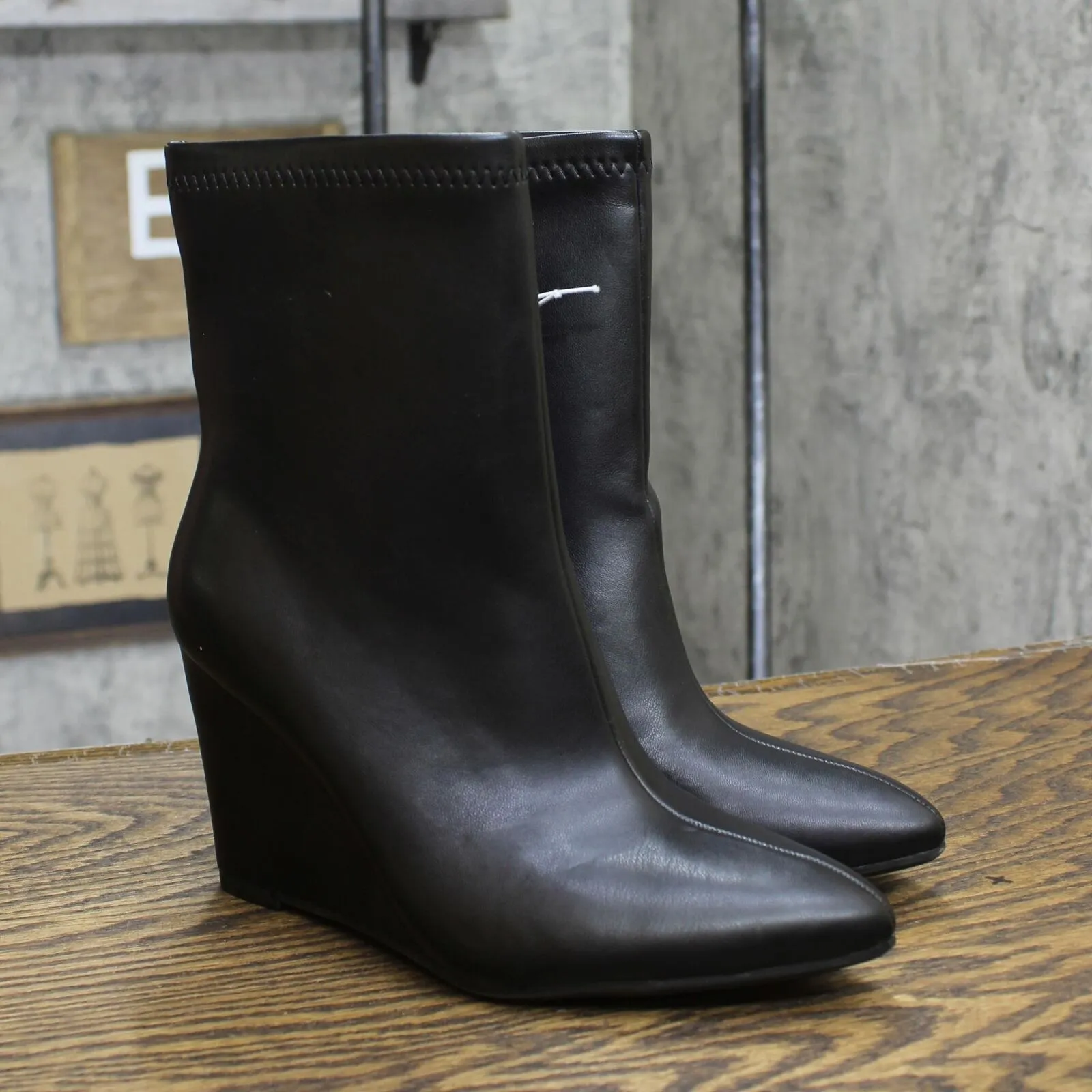 A New Day Women's Jocelyn Wedge Stretch Dress Boots 87930343