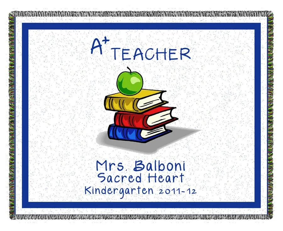 A  Teacher Woven Blanket