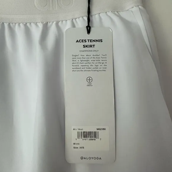 ALO Yoga White Women's Skirt