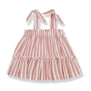 ARAIA woven dress - coral