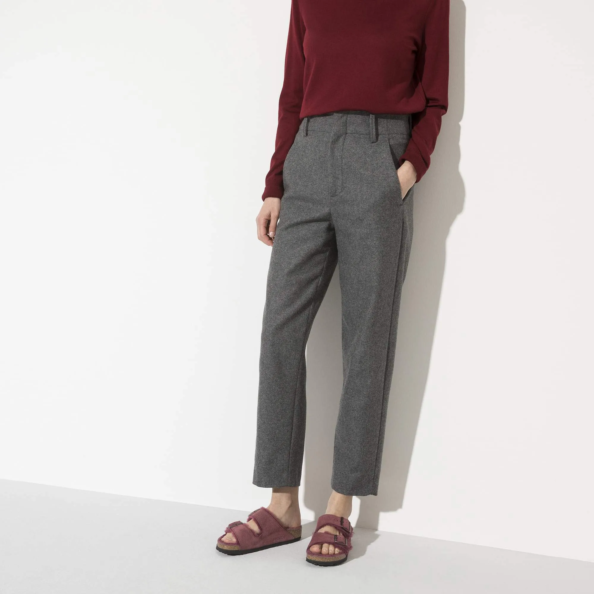 Arizona Shearling Suede Leather