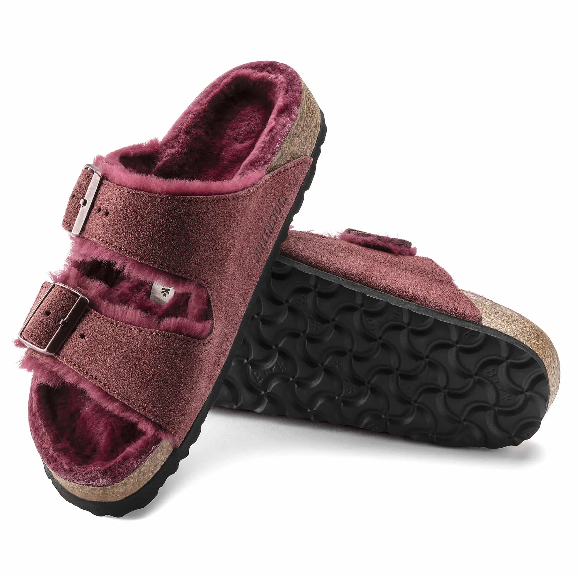 Arizona Shearling Suede Leather