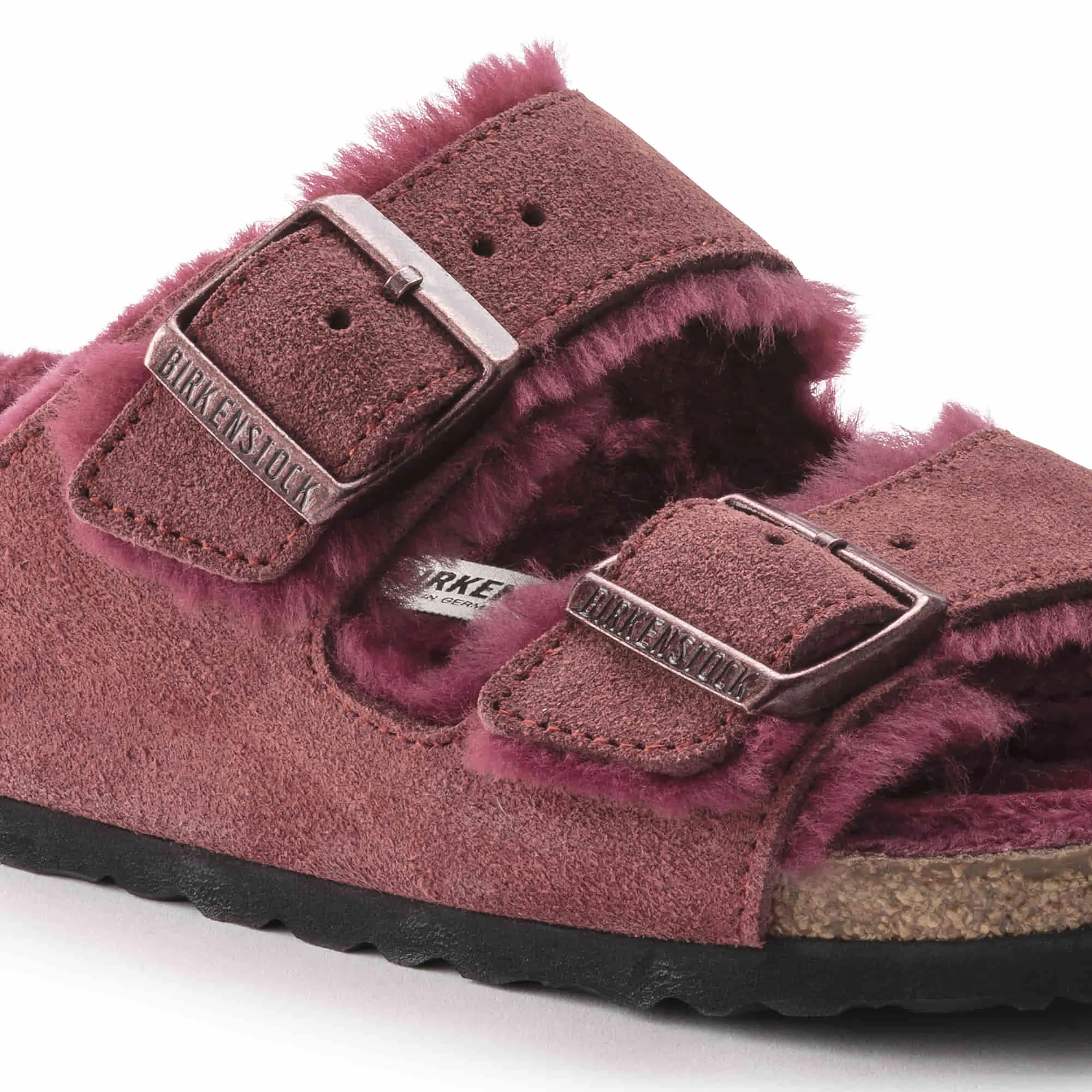 Arizona Shearling Suede Leather