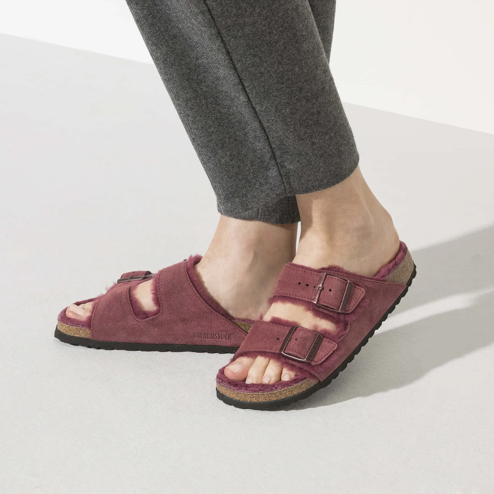 Arizona Shearling Suede Leather