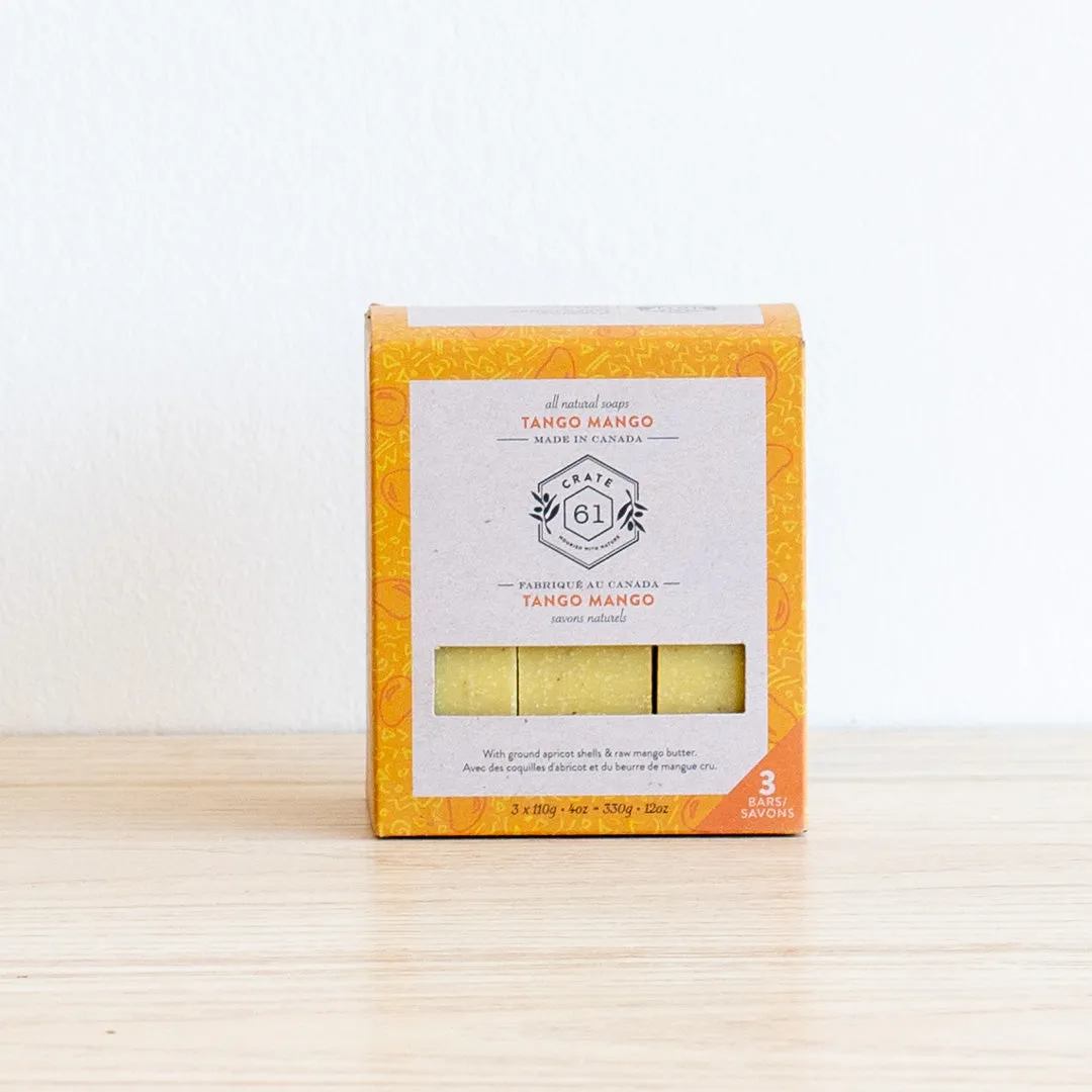 Bar Soap, Tango Mango, 3-pack