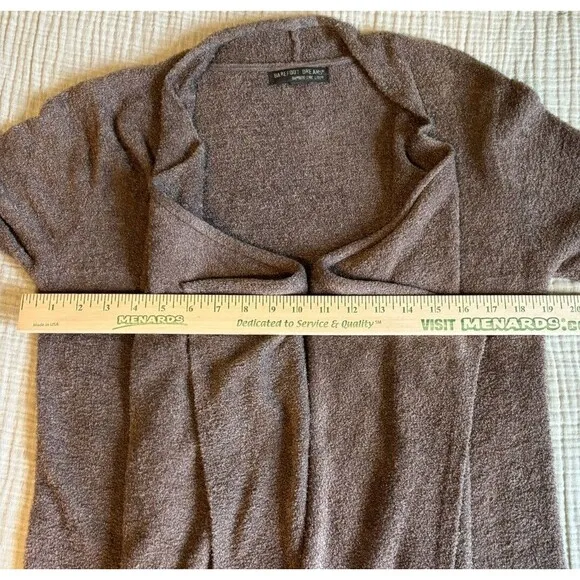 Barefoot Dreams Bamboo Chic Lite Waterfall Asymmetrical Open Front Cardigan L/XL