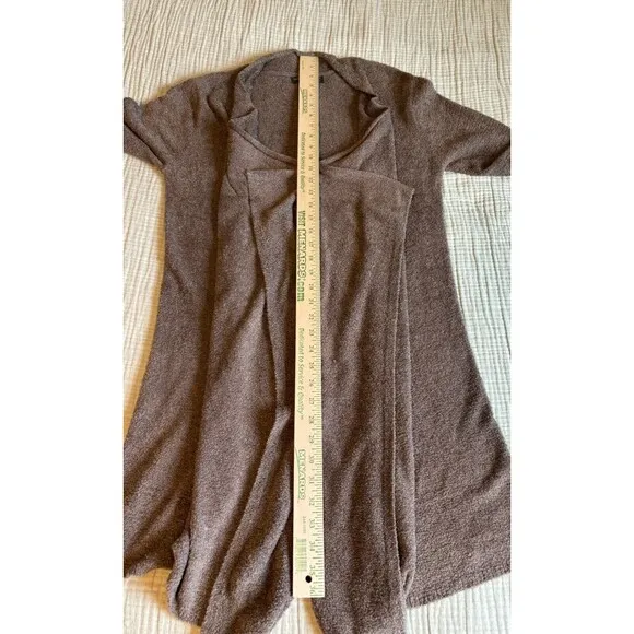 Barefoot Dreams Bamboo Chic Lite Waterfall Asymmetrical Open Front Cardigan L/XL