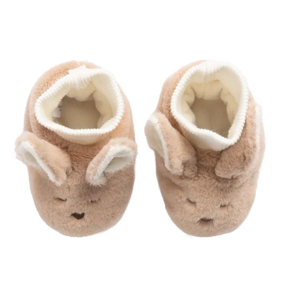 Bibs Baby Booties Kangaroo - Vanilla/Ivory