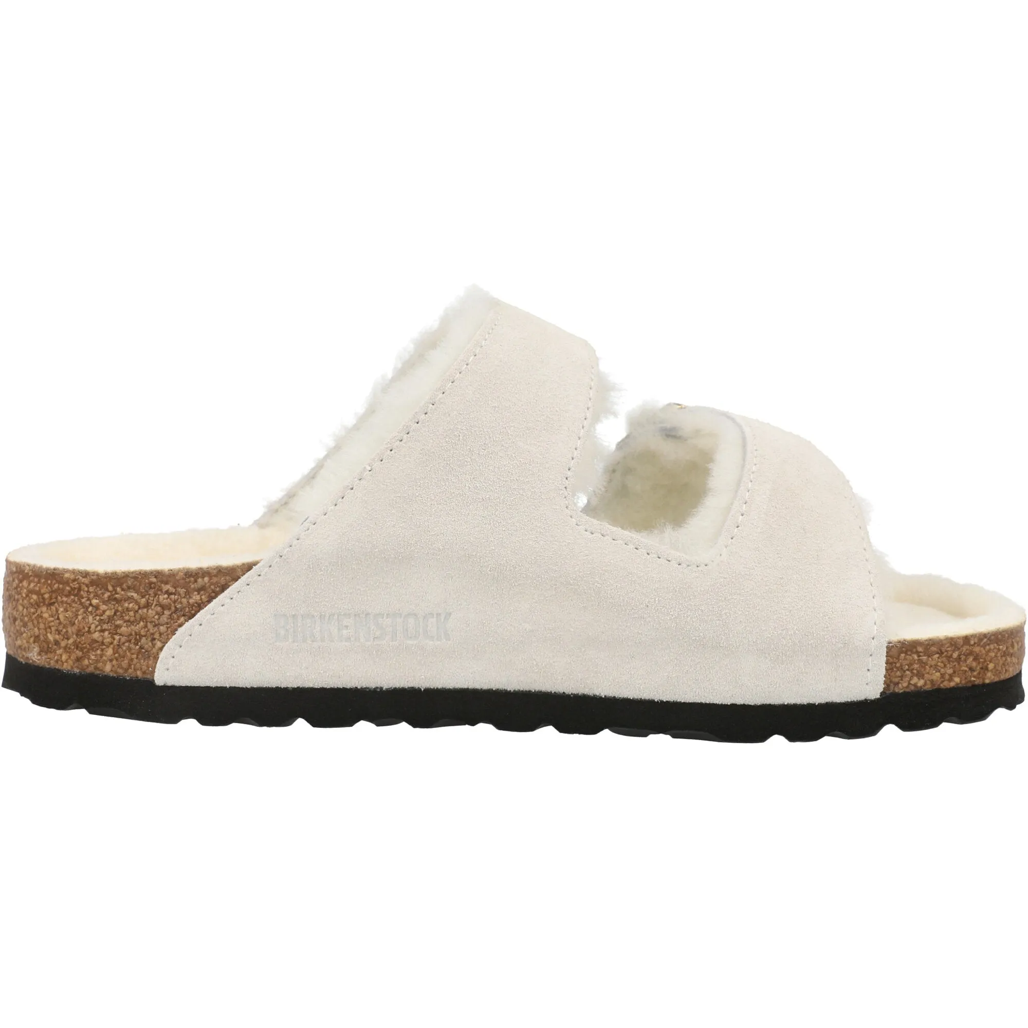 Birkenstock Arizona Shearling Sandals Antique White