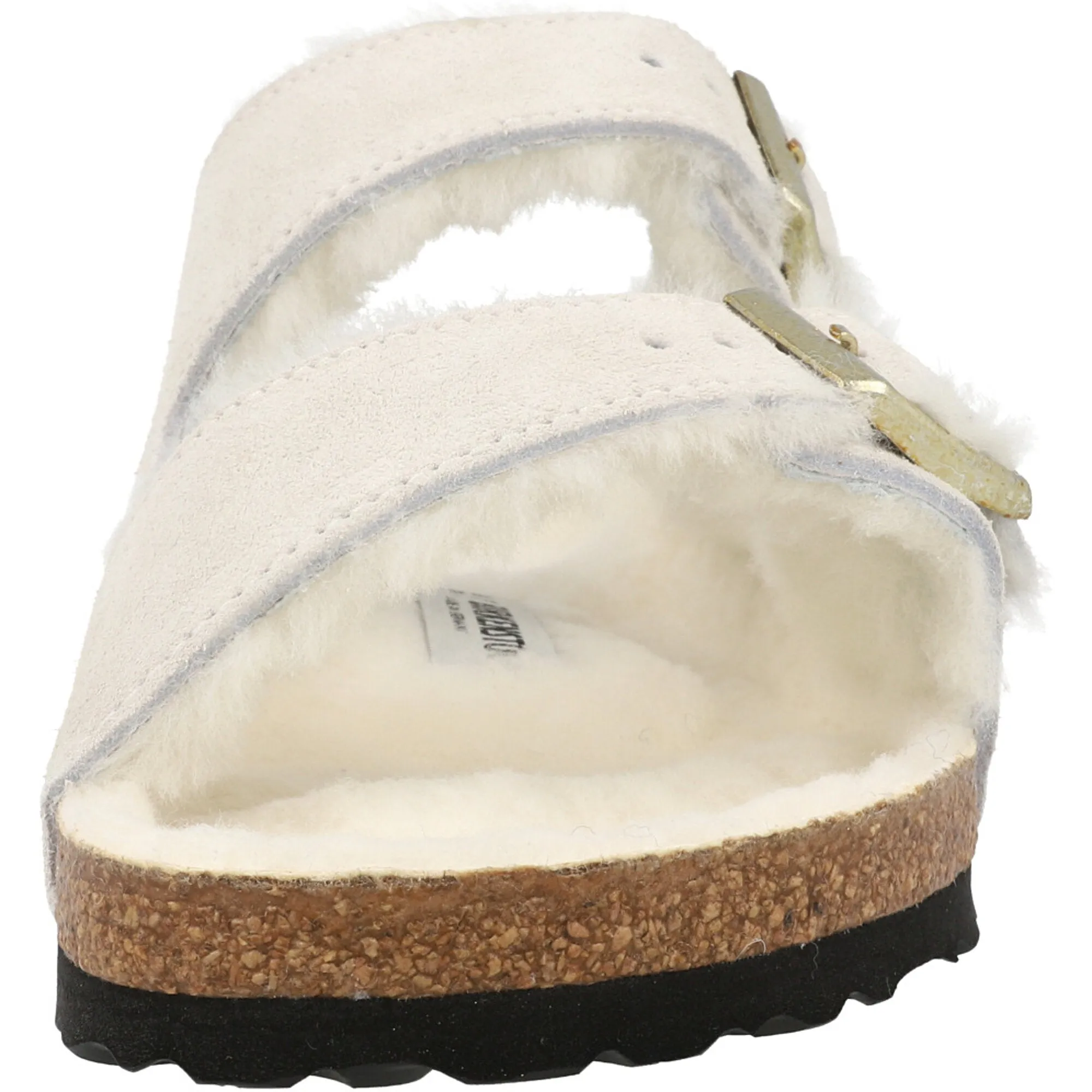 Birkenstock Arizona Shearling Sandals Antique White