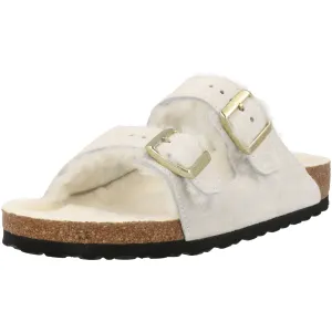 Birkenstock Arizona Shearling Sandals Antique White