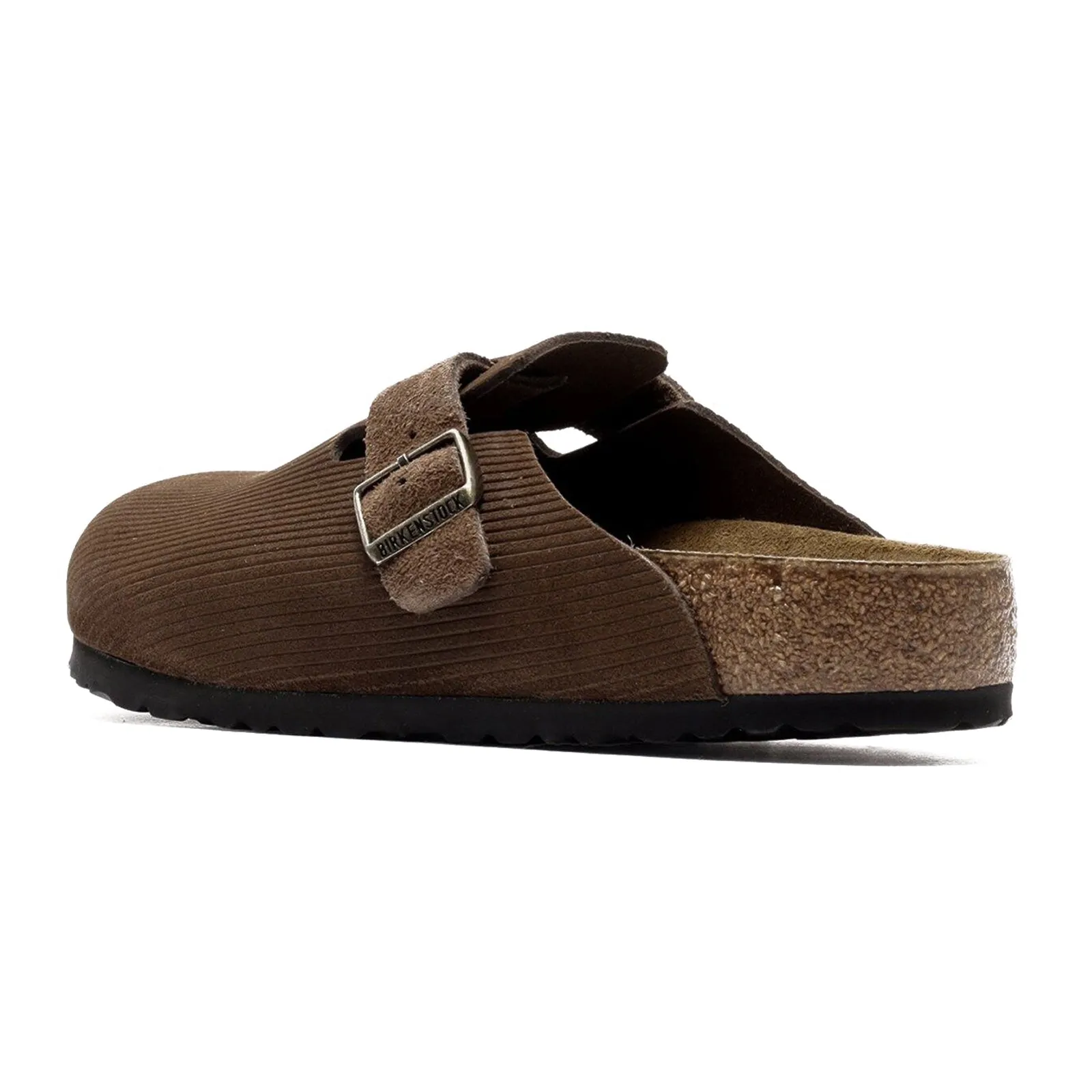 Birkenstock Boston BS Suede Leather Embossed Unisex Slippers Sandals