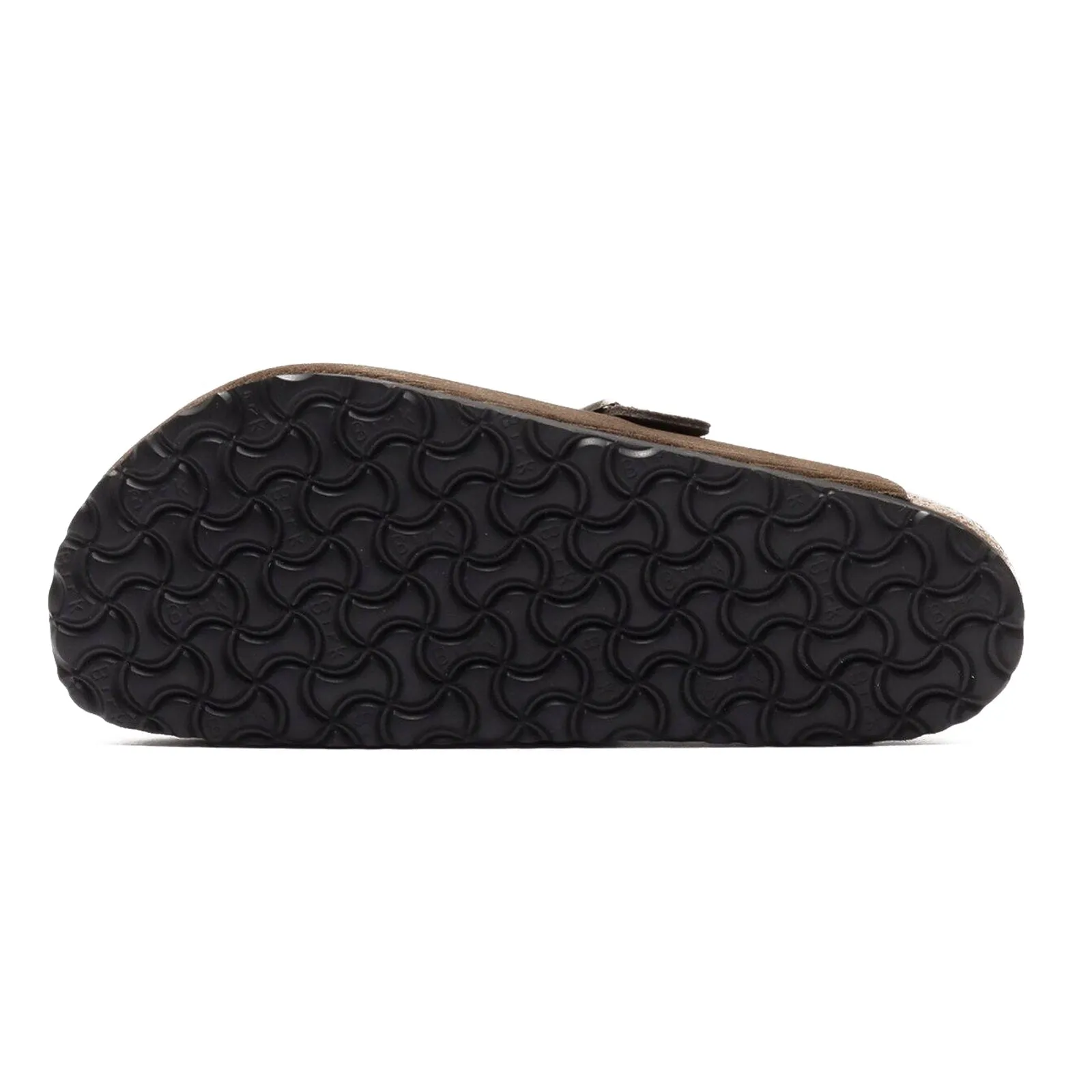 Birkenstock Boston BS Suede Leather Embossed Unisex Slippers Sandals