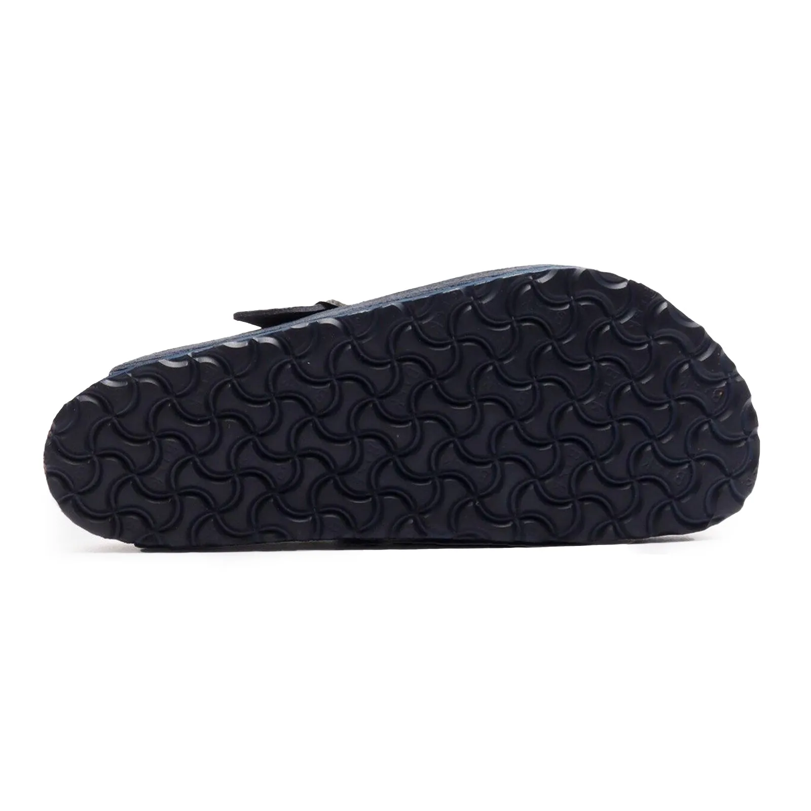 Birkenstock Boston BS Suede Leather Embossed Unisex Slippers Sandals
