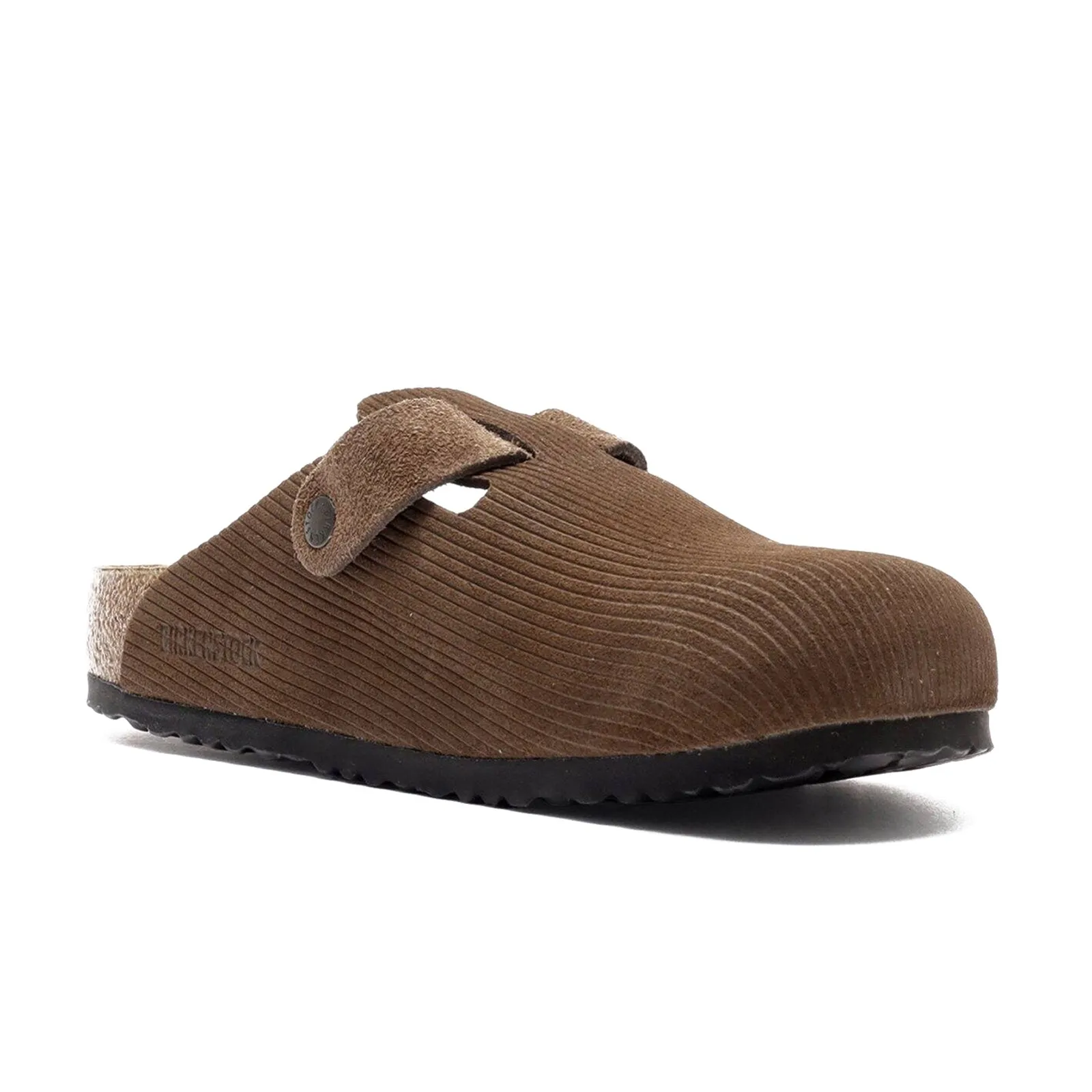 Birkenstock Boston BS Suede Leather Embossed Unisex Slippers Sandals