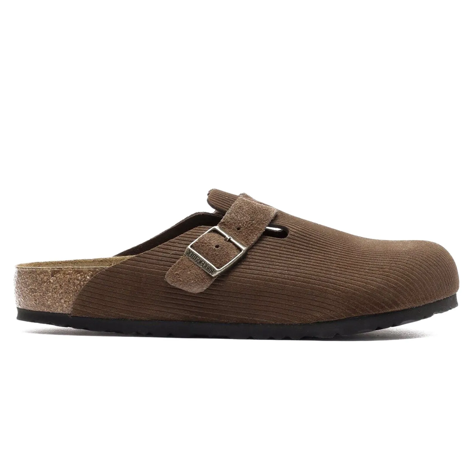 Birkenstock Boston BS Suede Leather Embossed Unisex Slippers Sandals