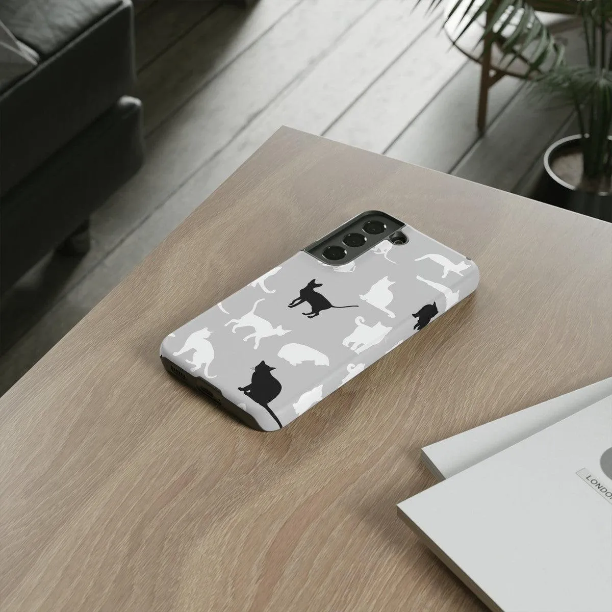 Cats Pattern Tough Phone Case