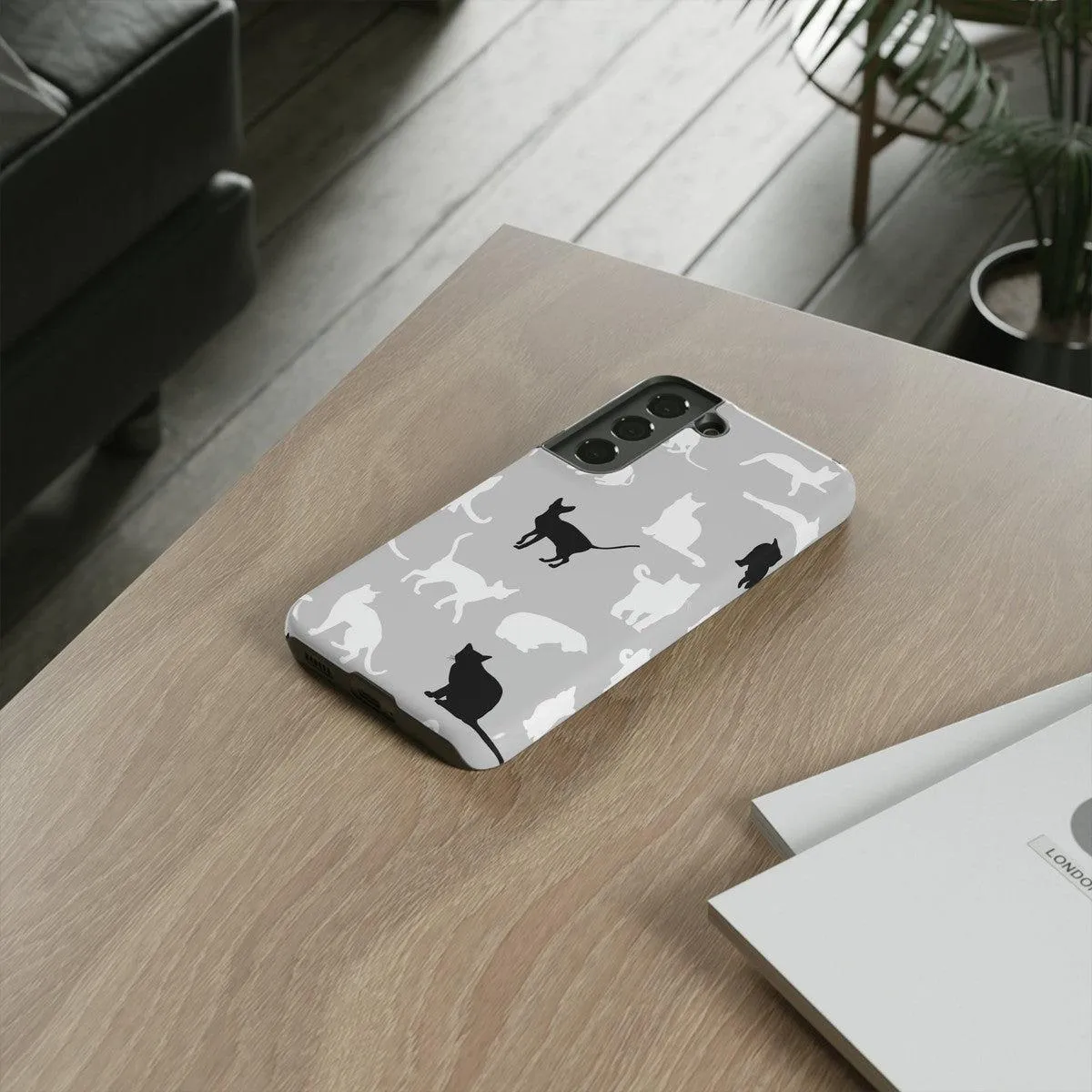Cats Pattern Tough Phone Case