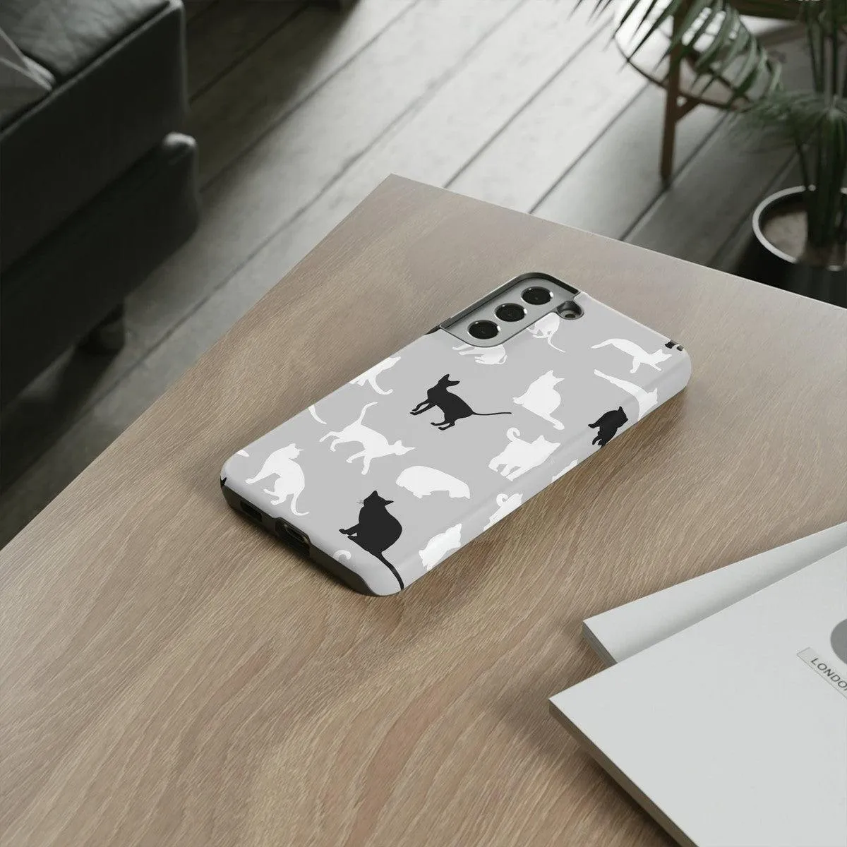 Cats Pattern Tough Phone Case