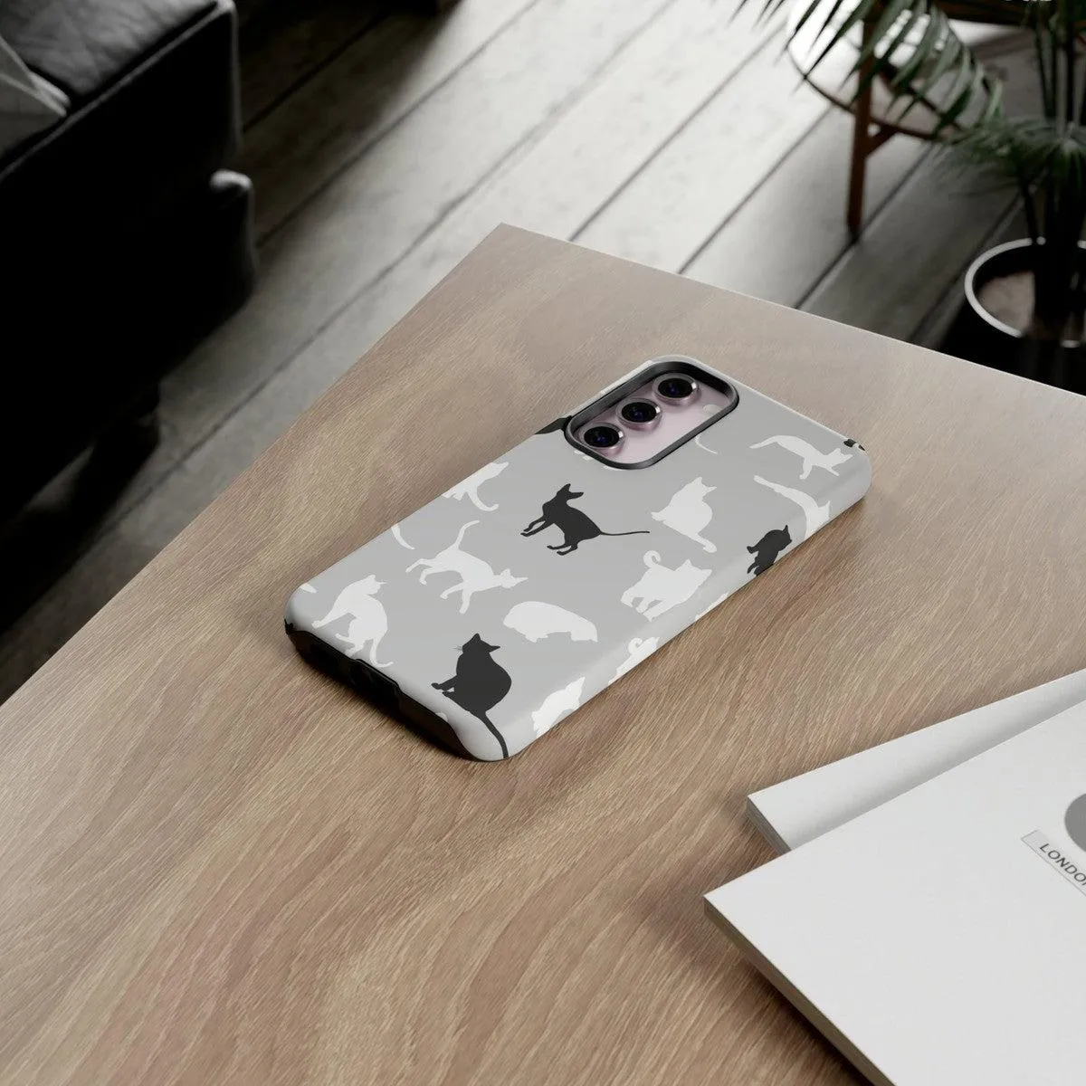 Cats Pattern Tough Phone Case