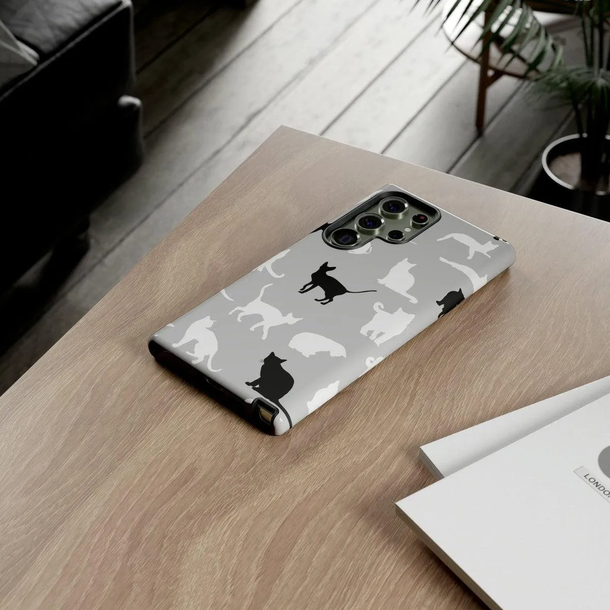 Cats Pattern Tough Phone Case
