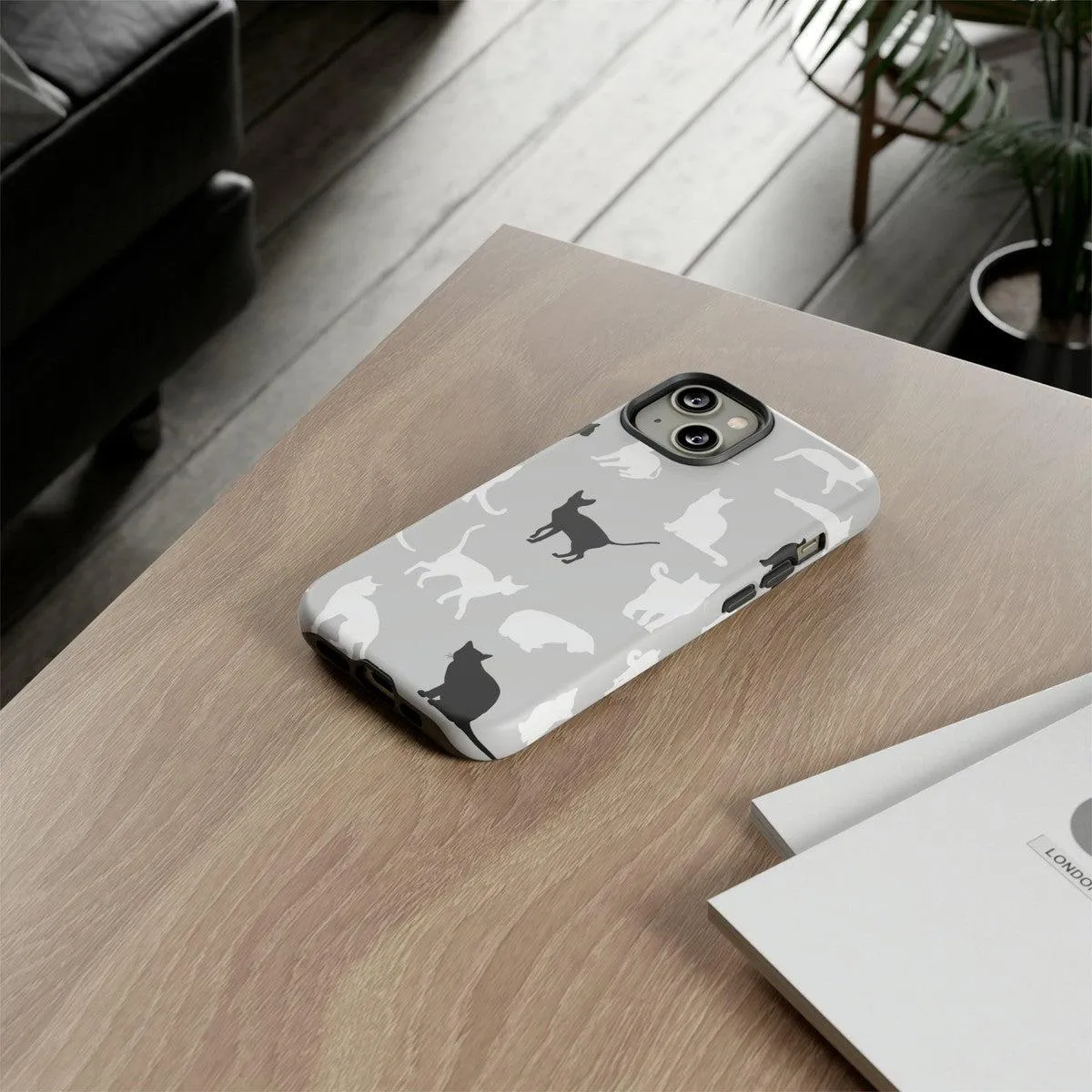 Cats Pattern Tough Phone Case