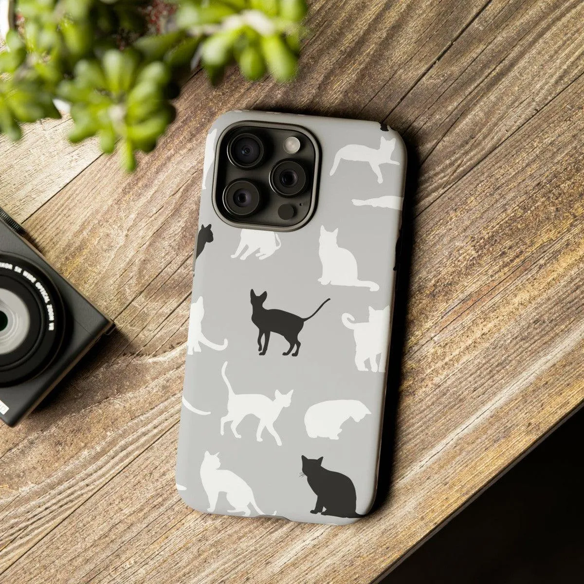 Cats Pattern Tough Phone Case