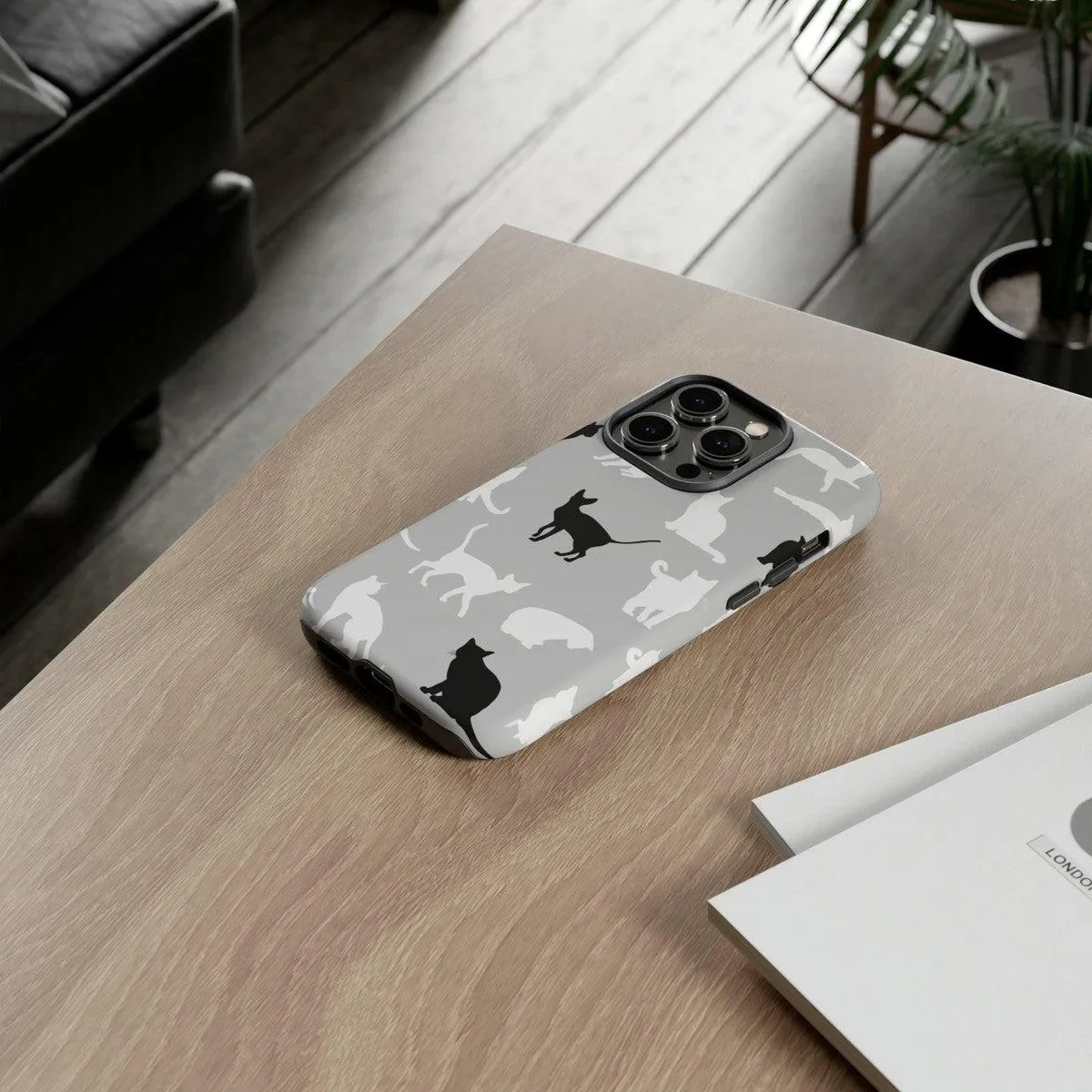 Cats Pattern Tough Phone Case