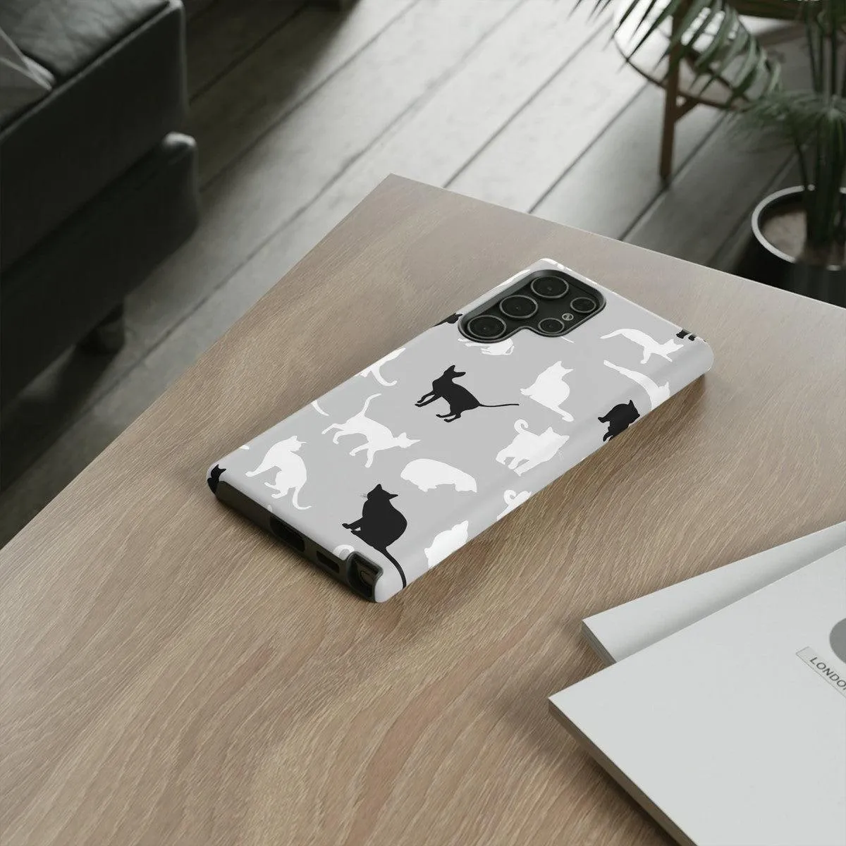 Cats Pattern Tough Phone Case
