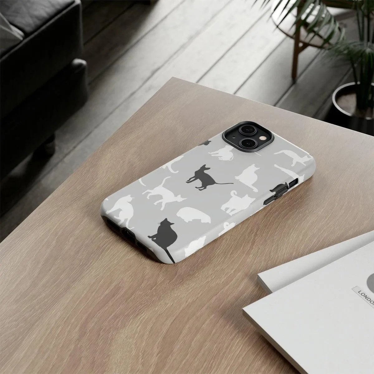 Cats Pattern Tough Phone Case