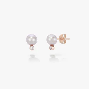 Celeste Earrings, Blush Pearls