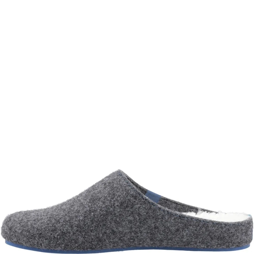 Charcoal Mens Recycled Good Slippers