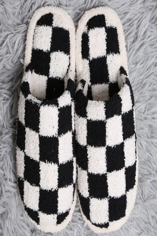 Checkered Slippers