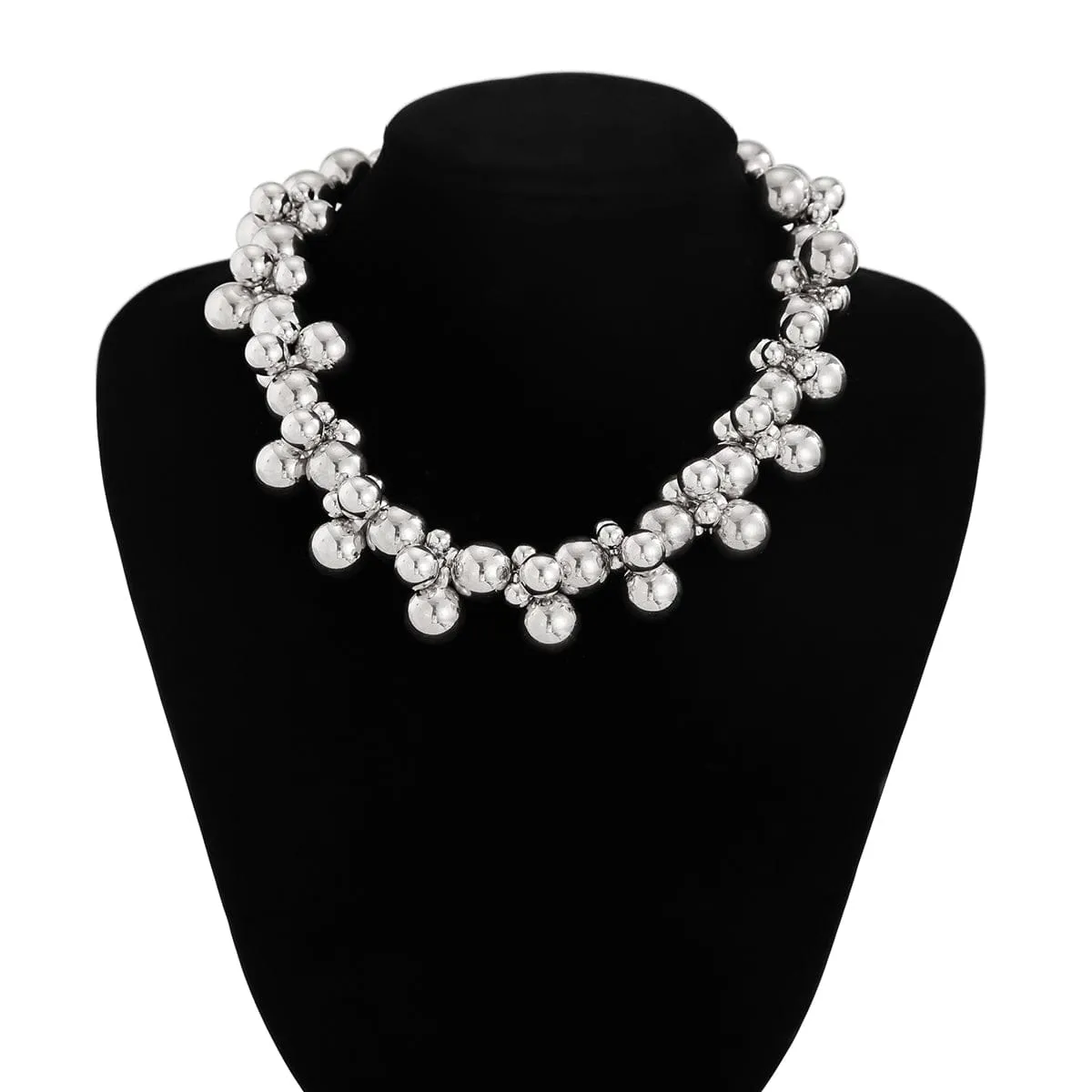 Chic Chunky Irregular Ball Chain Necklace
