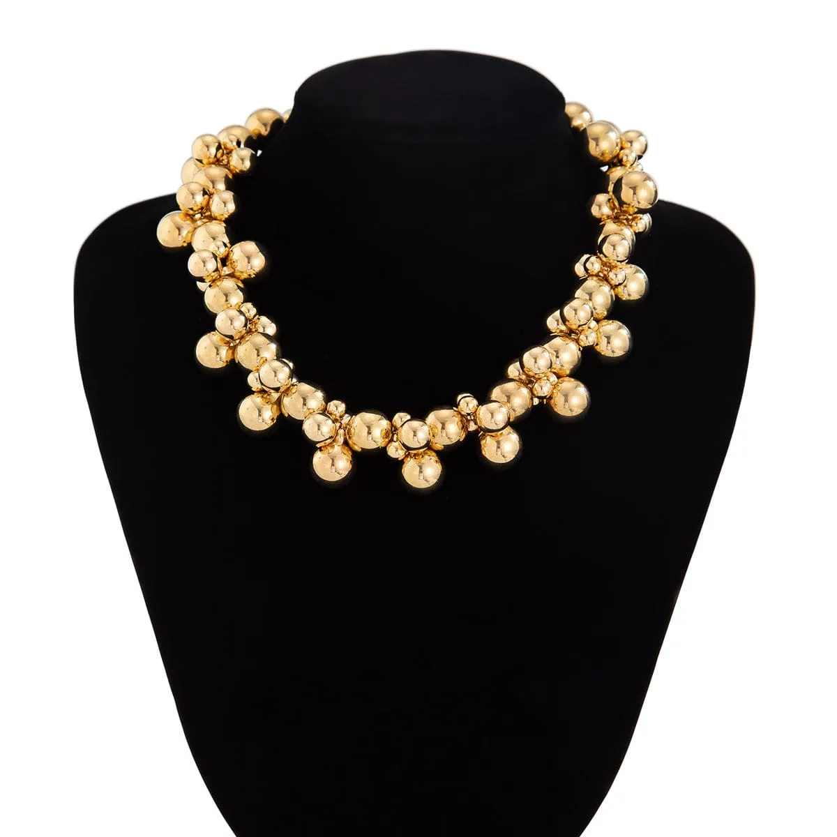 Chic Chunky Irregular Ball Chain Necklace