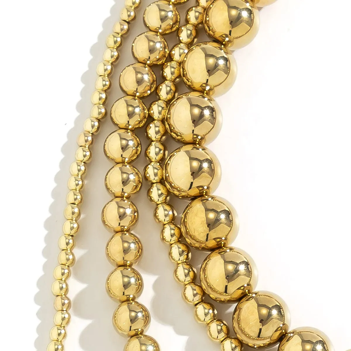 Chic Layered Chunky Ball Chain Necklace