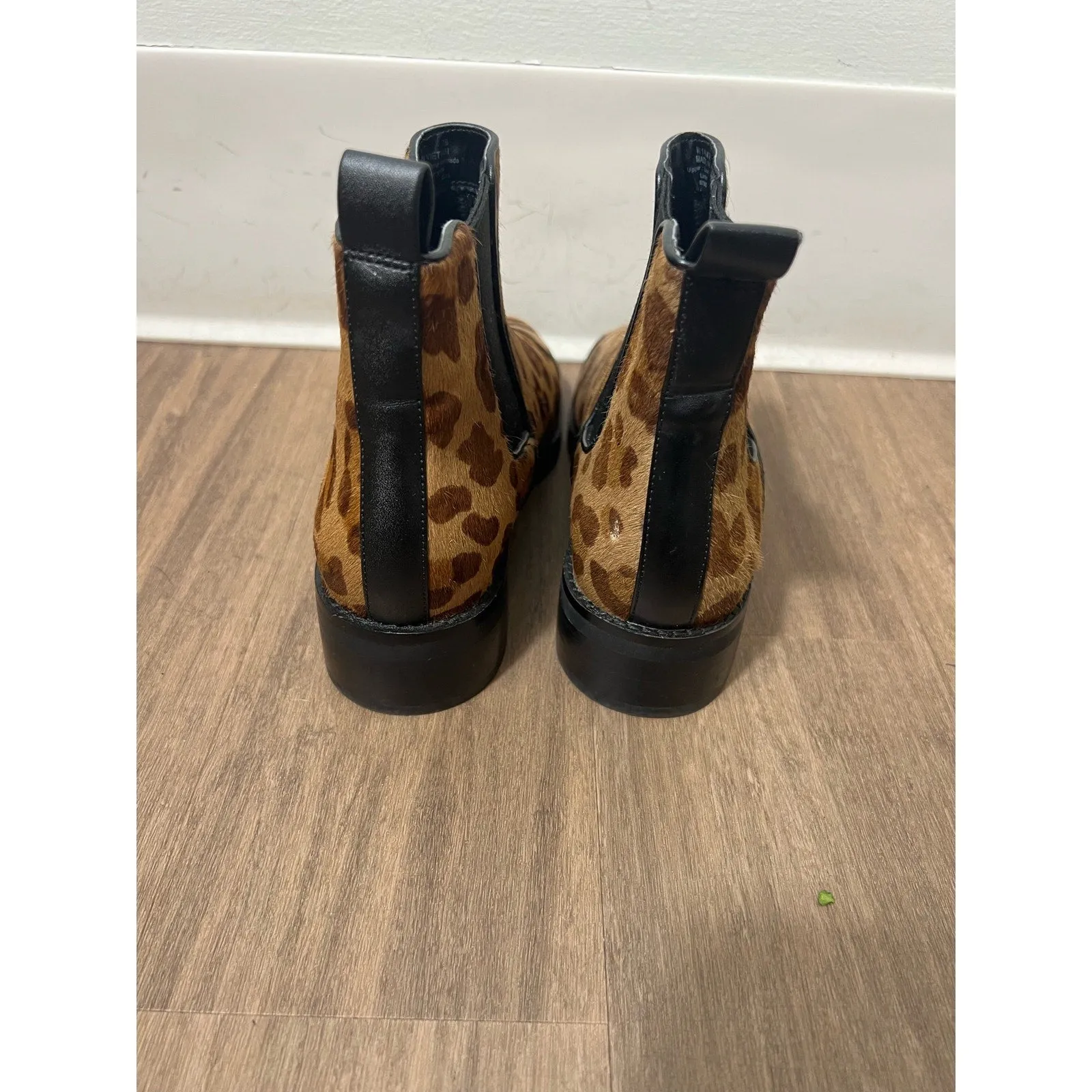 Cole Haan Calf Hair Chetaah Booties Sz 7B