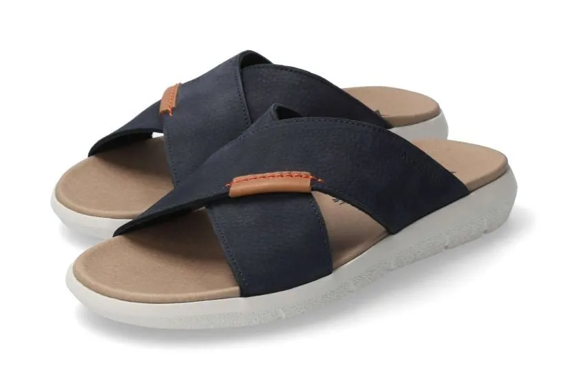 'Conrad' men's slide sandal - Blue