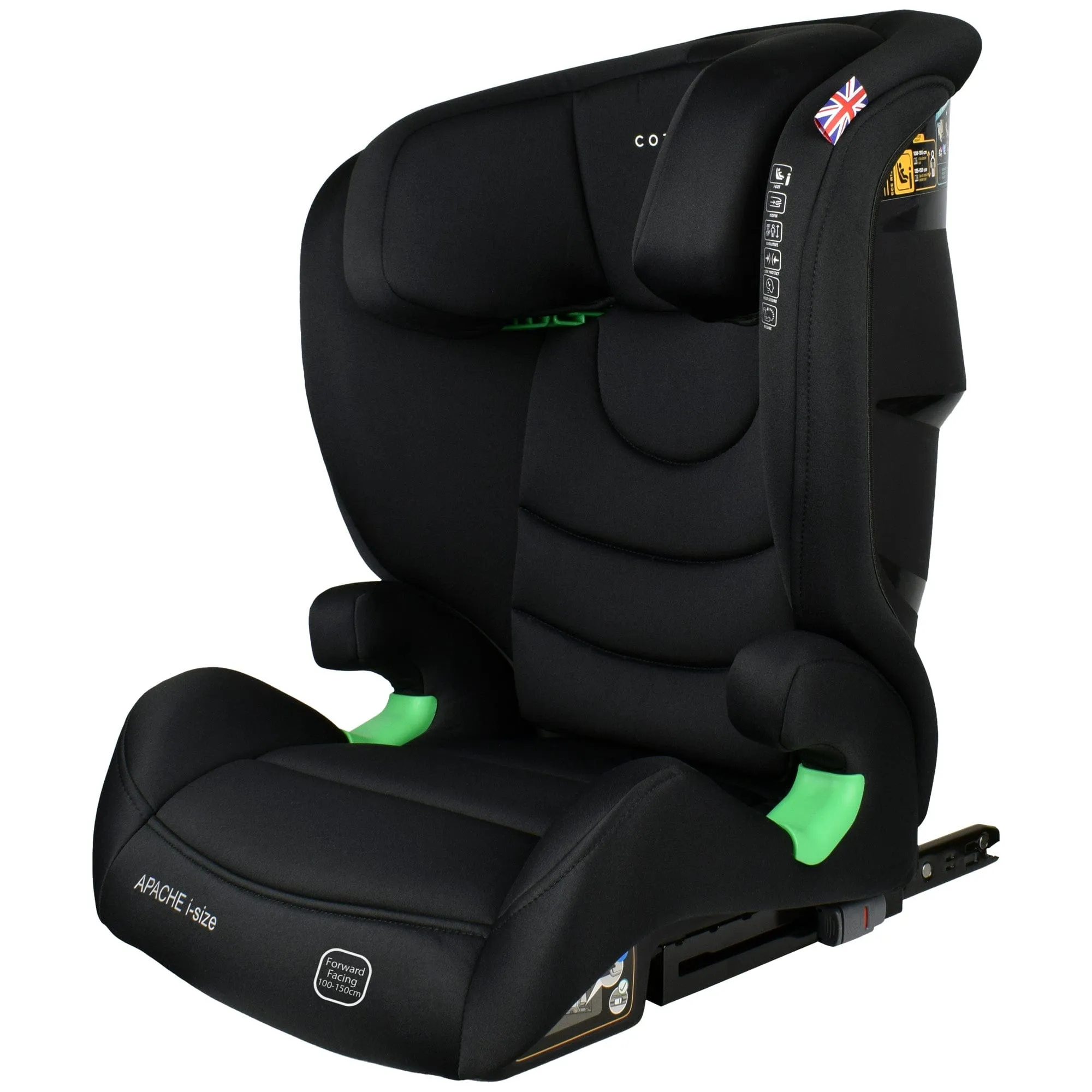 Cozy N Safe Apache i-Size Group 2/3 Car Seat Car Seat - Onyx