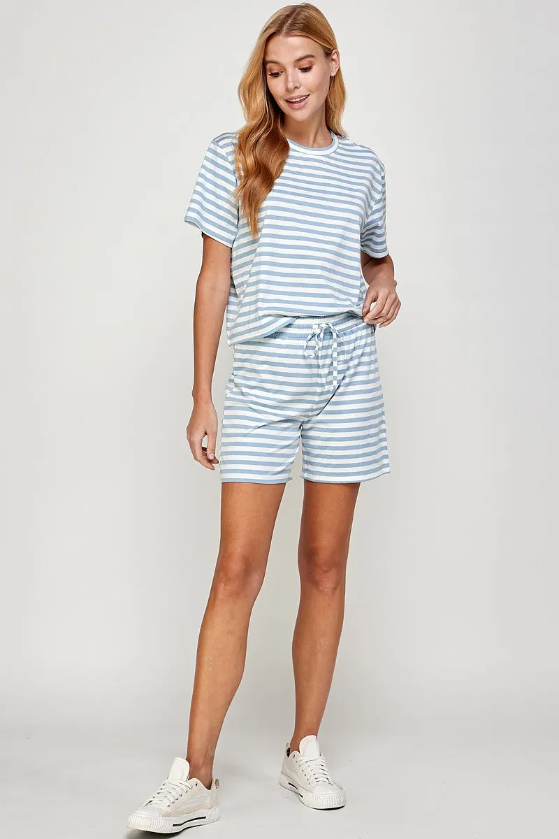 Cozy Stripe Lounge Set