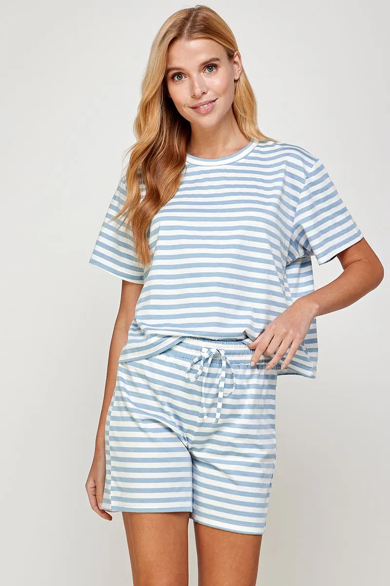 Cozy Stripe Lounge Set