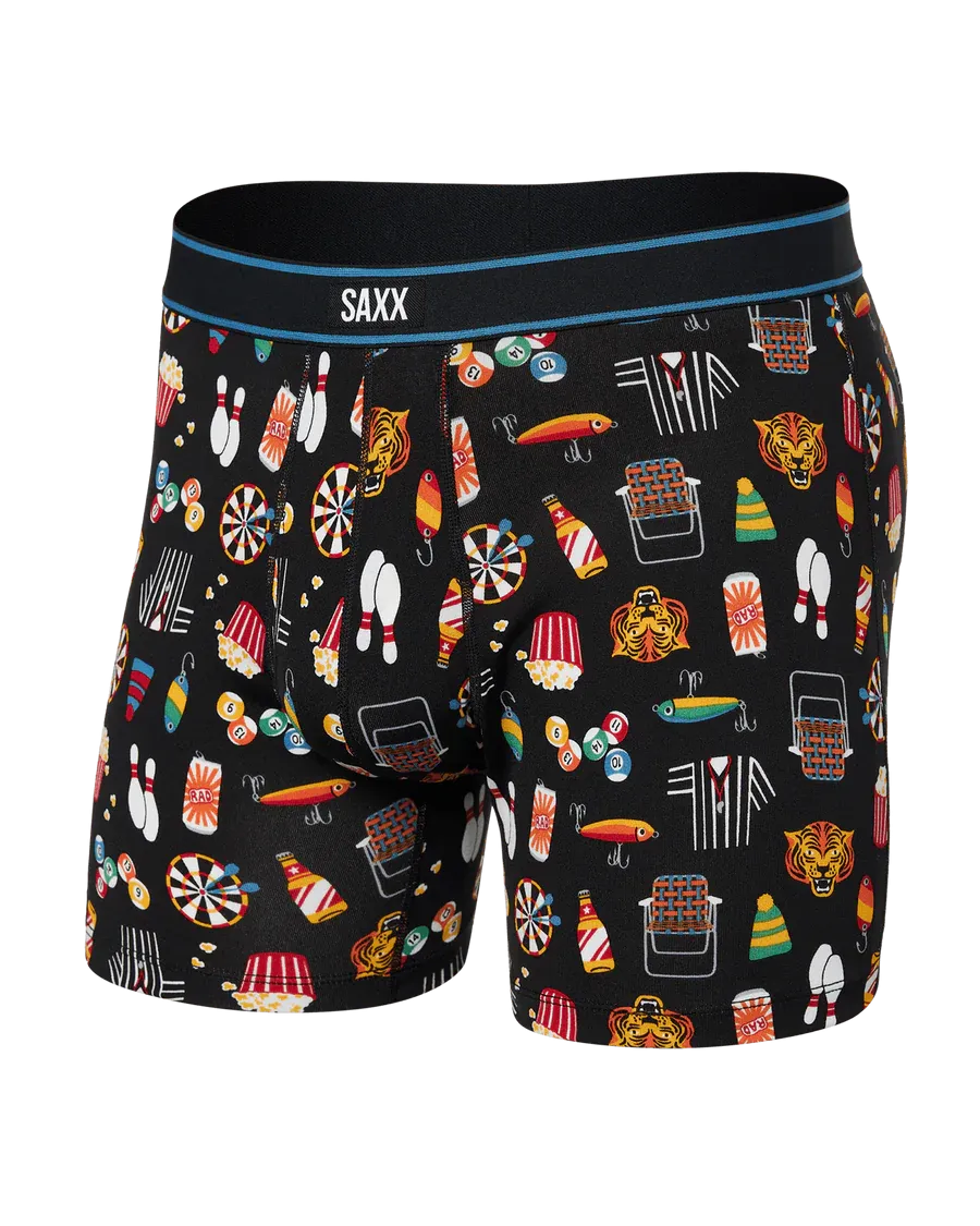 Daytripper Boxer Brief - Types Of Stripes-Black