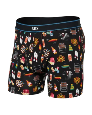 Daytripper Boxer Brief - Types Of Stripes-Black