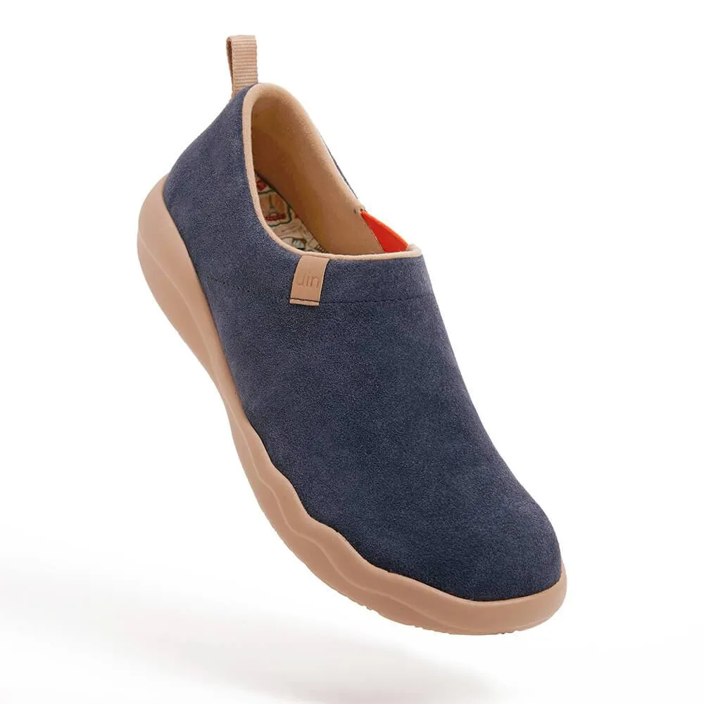 Deep Blue Cow Suede Toledo II Men