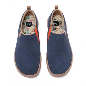 Deep Blue Cow Suede Toledo II Men