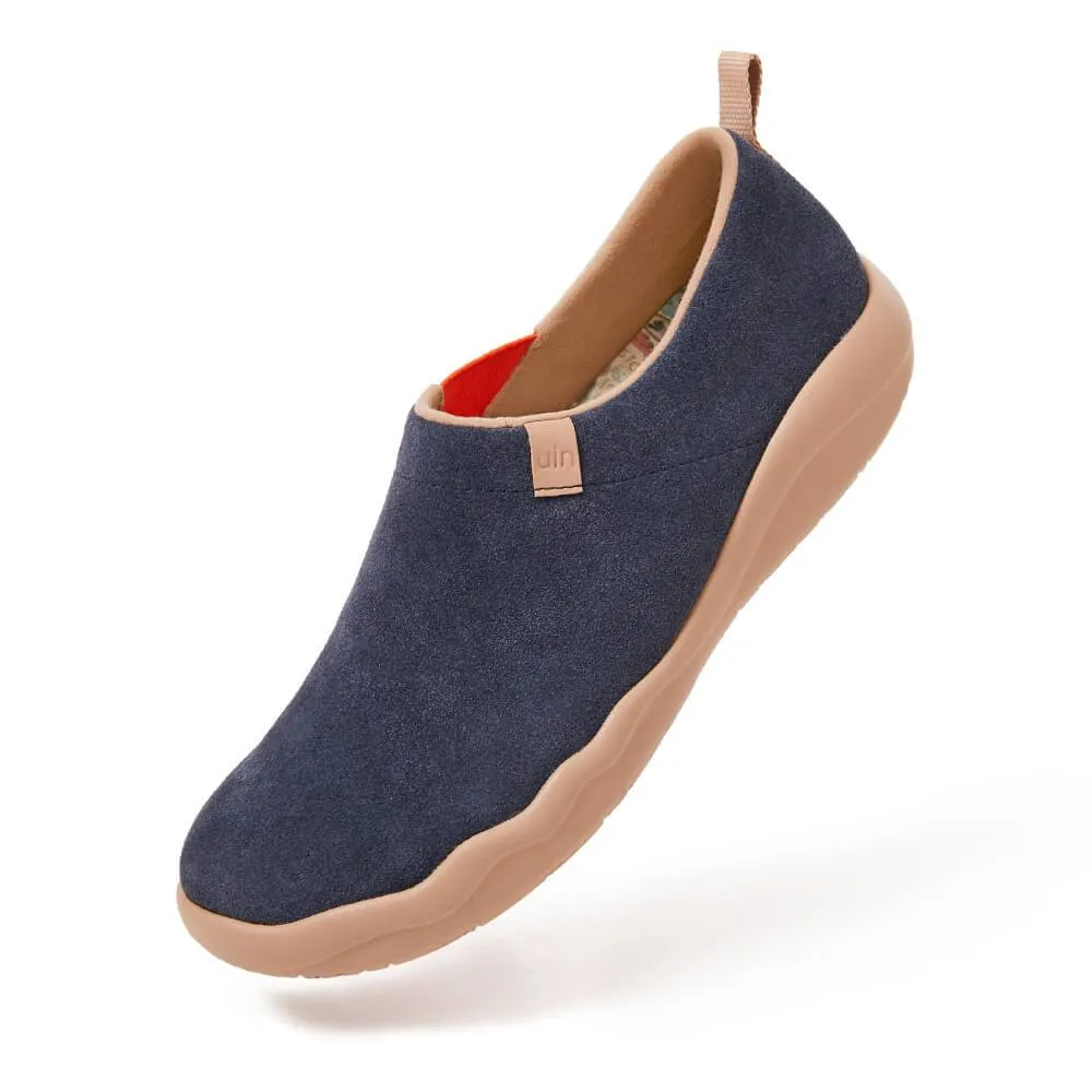 Deep Blue Cow Suede Toledo II Men