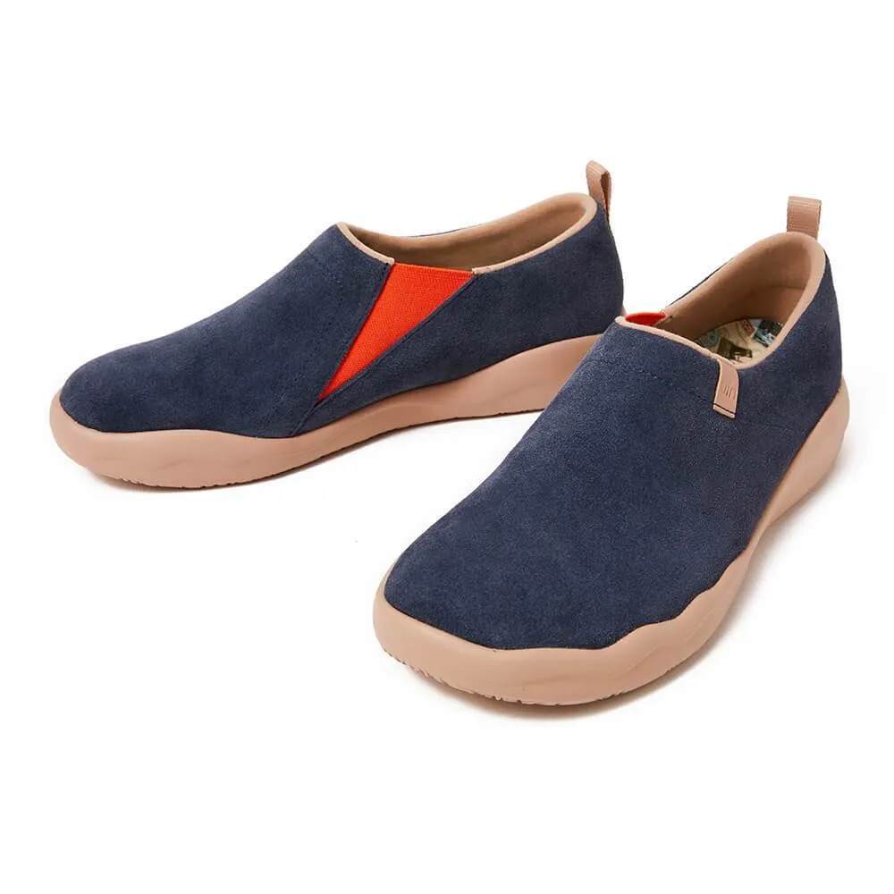 Deep Blue Cow Suede Toledo II Men
