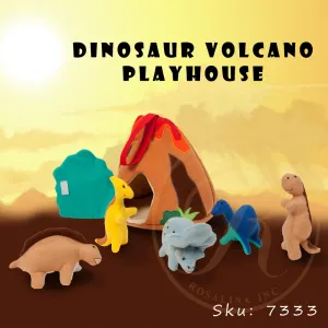 Dinosaur Volcano Playhouse